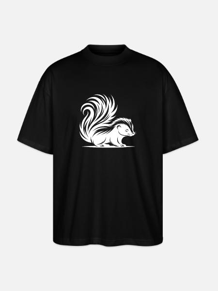 Bébé mouffette câlin - T-shirt bio Blaster 2.0 coupe oversize Stanley/Stella Unisexe - noir