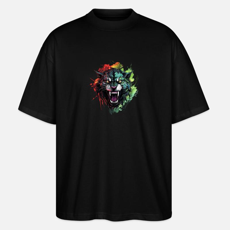 Powerful elegance with every step - Stanley/Stella Oversized Unisex Organic T-shirt Blaster 2.0 - black