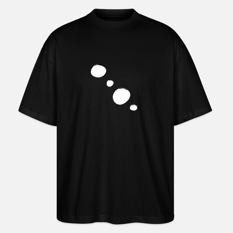 Formes Cercles Cercle Symbole - T-shirt bio Blaster 2.0 coupe oversize Stanley/Stella Unisexe - noir
