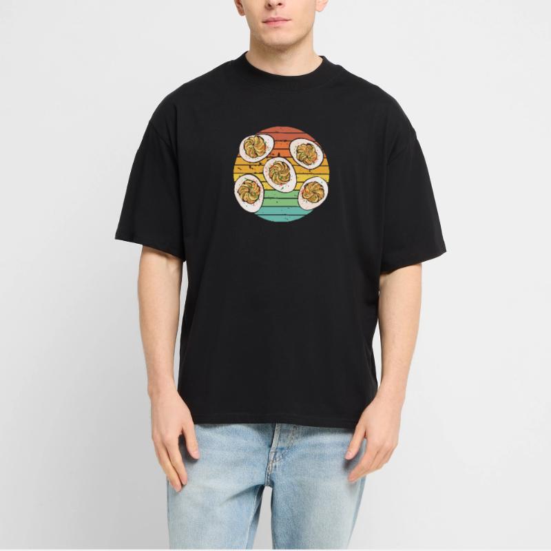 Stuffed Eggs Deviled Eggs Stanley/Stella Oversized Unisex Organic T-shirt Blaster 2.0