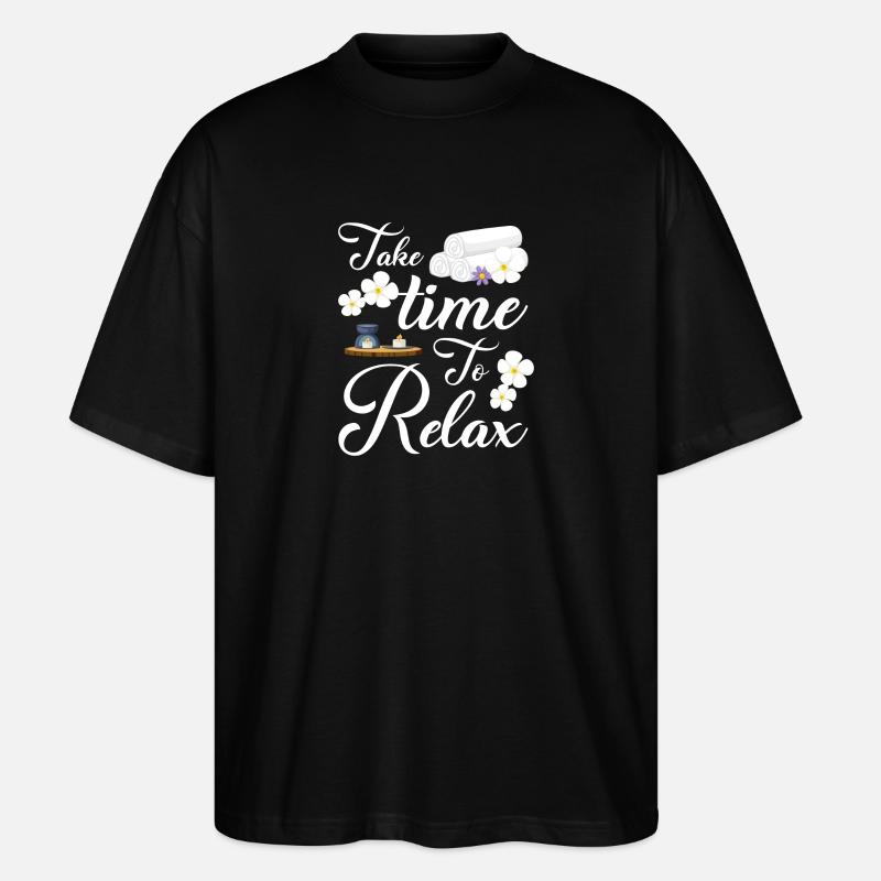 Spa Relax Pilates - T-shirt bio Blaster 2.0 coupe oversize Stanley/Stella Unisexe - noir