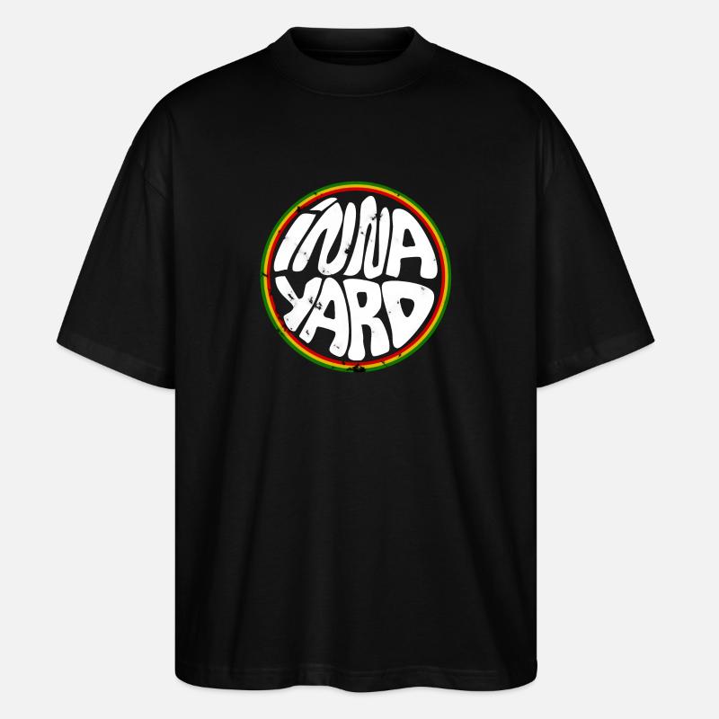 Cour Inna - T-shirt bio Blaster 2.0 coupe oversize Stanley/Stella Unisexe - noir