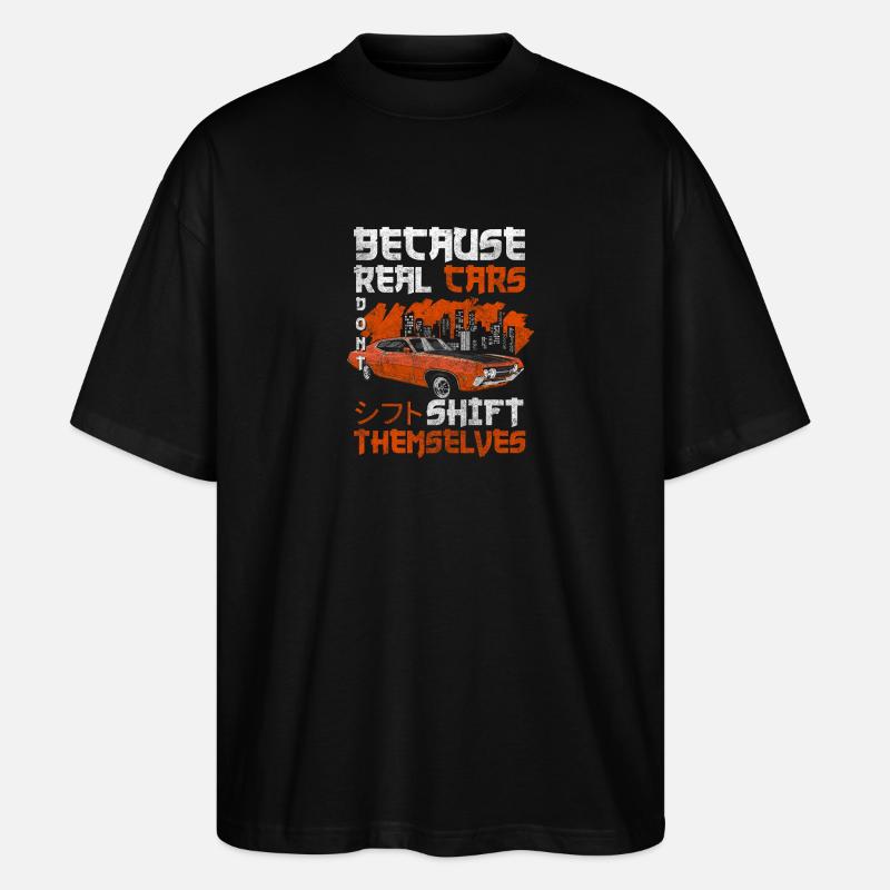 Drifting Tuner Jdm - Stanley/Stella Oversized Unisex Bio T-Shirt Blaster 2.0 - Schwarz