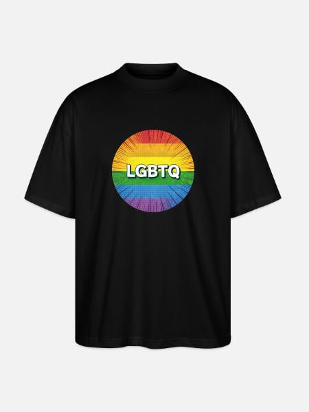 LGBTQ - Stanley/Stella Oversized Unisex Organic T-shirt Blaster 2.0 - black