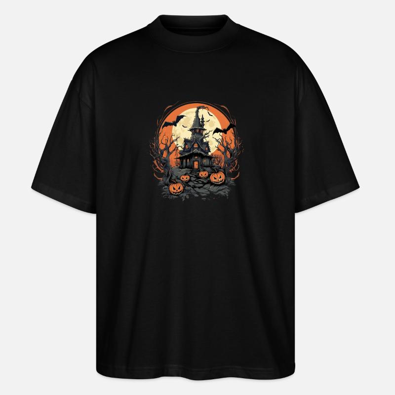 Halloween - Stanley/Stella Oversized Unisex Bio T-Shirt Blaster 2.0 - Schwarz