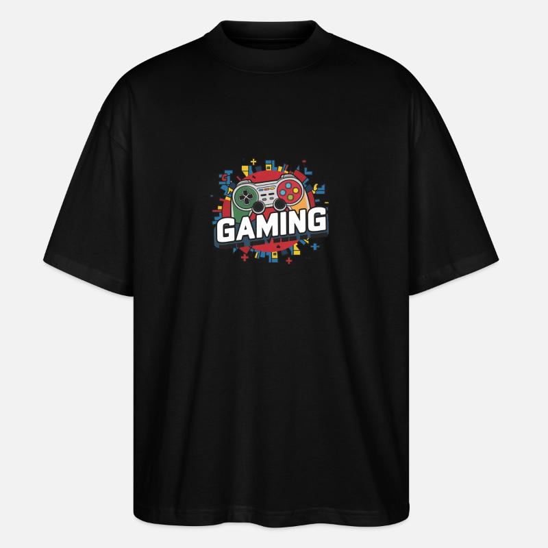 Gaming - Controller - Stanley/Stella Oversized Unisex Bio T-Shirt Blaster 2.0 - Schwarz