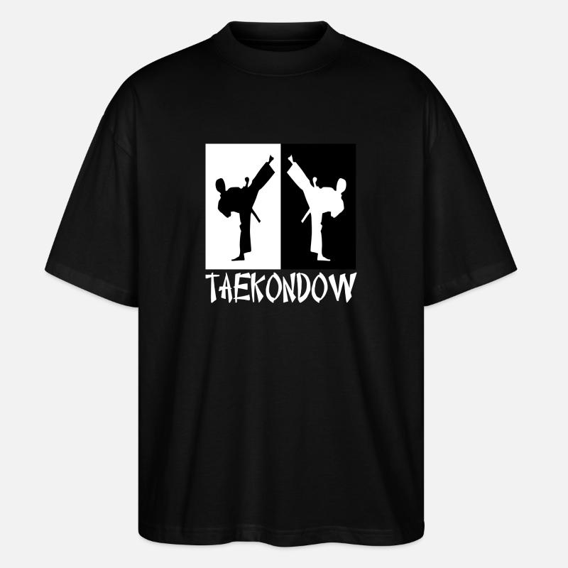 Tkd karate - Stanley/Stella Oversized Unisex Organic T-shirt Blaster 2.0 - black