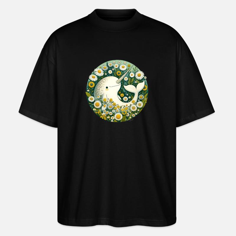 narval - T-shirt bio Blaster 2.0 coupe oversize Stanley/Stella Unisexe - noir
