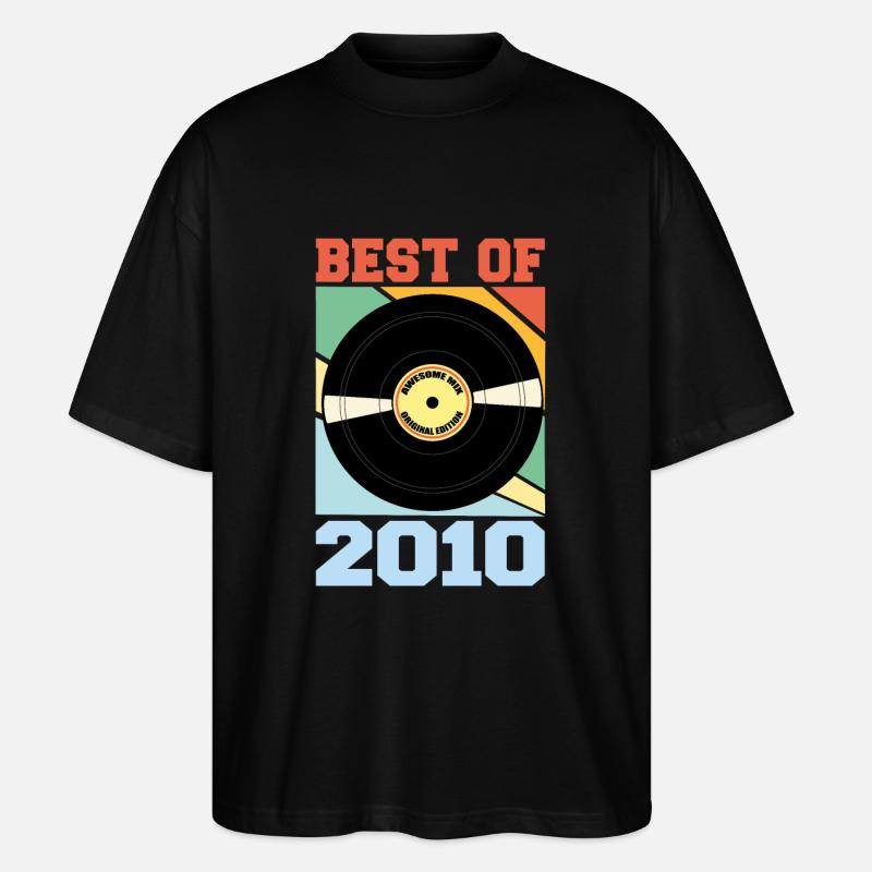 Le meilleur de 2010 - T-shirt bio Blaster 2.0 coupe oversize Stanley/Stella Unisexe - noir