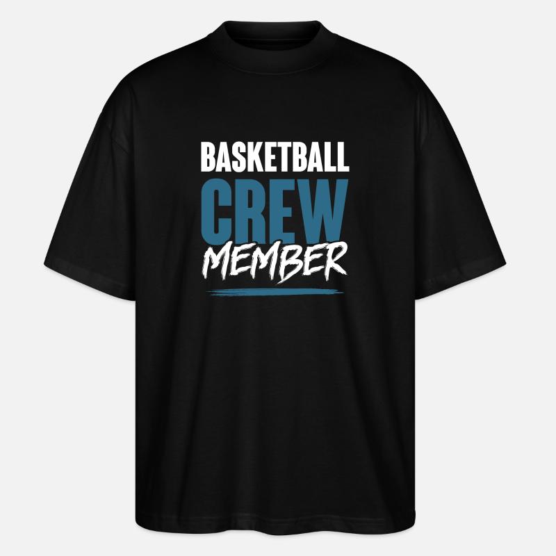 Équipe de basket-ball - T-shirt bio Blaster 2.0 coupe oversize Stanley/Stella Unisexe - noir