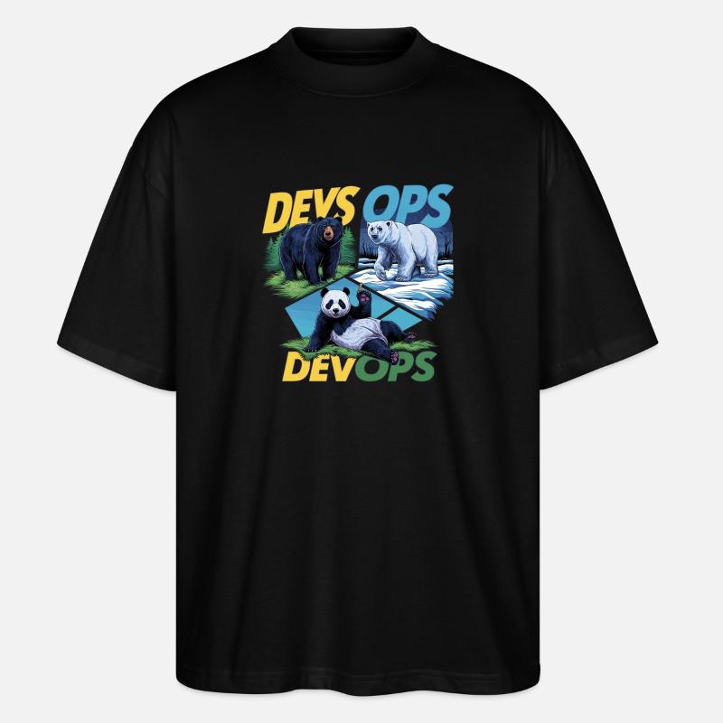 Devops - T-shirt bio Blaster 2.0 coupe oversize Stanley/Stella Unisexe - noir