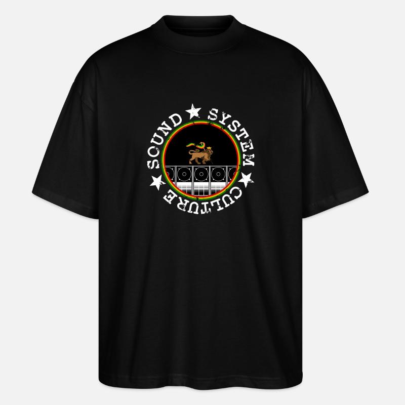 Soundsystem Culture - Stanley/Stella Oversized Unisex Bio T-Shirt Blaster 2.0 - Schwarz