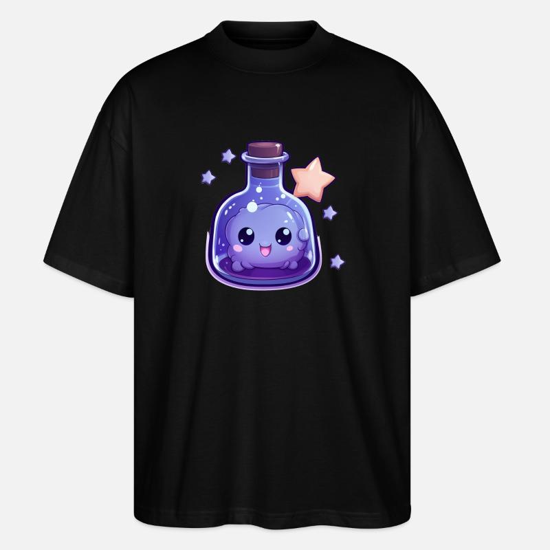 Cute Kawaii Potion - Stanley/Stella Oversized Unisex Bio T-Shirt Blaster 2.0 - Schwarz