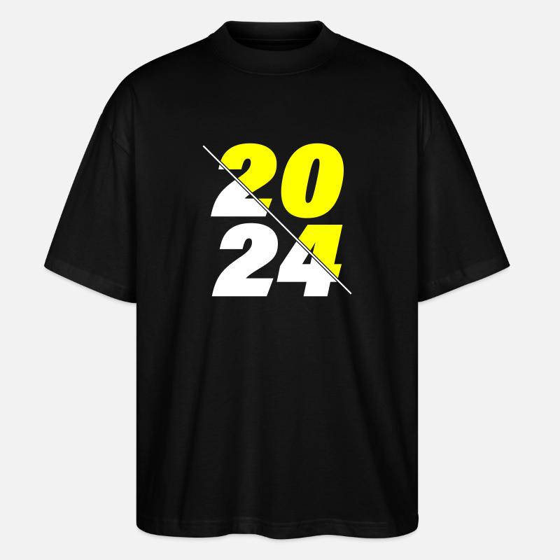 Année 2024 - T-shirt bio Blaster 2.0 coupe oversize Stanley/Stella Unisexe - noir