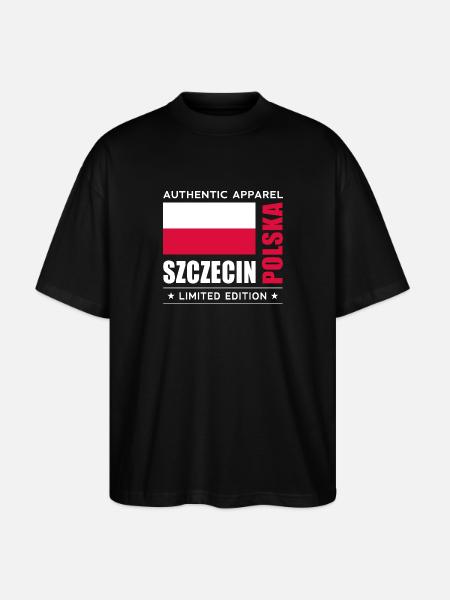 Szczecin - Stanley/Stella Oversized Unisex Organic T-shirt Blaster 2.0 - black