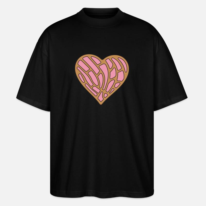 Concha Hispanique Mexicain Pan Dulce - T-shirt bio Blaster 2.0 coupe oversize Stanley/Stella Unisexe - noir