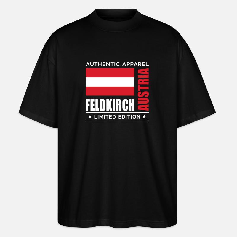 Feldkirch - Stanley/Stella Oversized Unisex Organic T-shirt Blaster 2.0 - black
