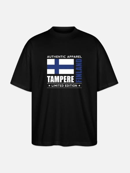 Tampere - Stanley/Stella Oversized Unisex Organic T-shirt Blaster 2.0 - black