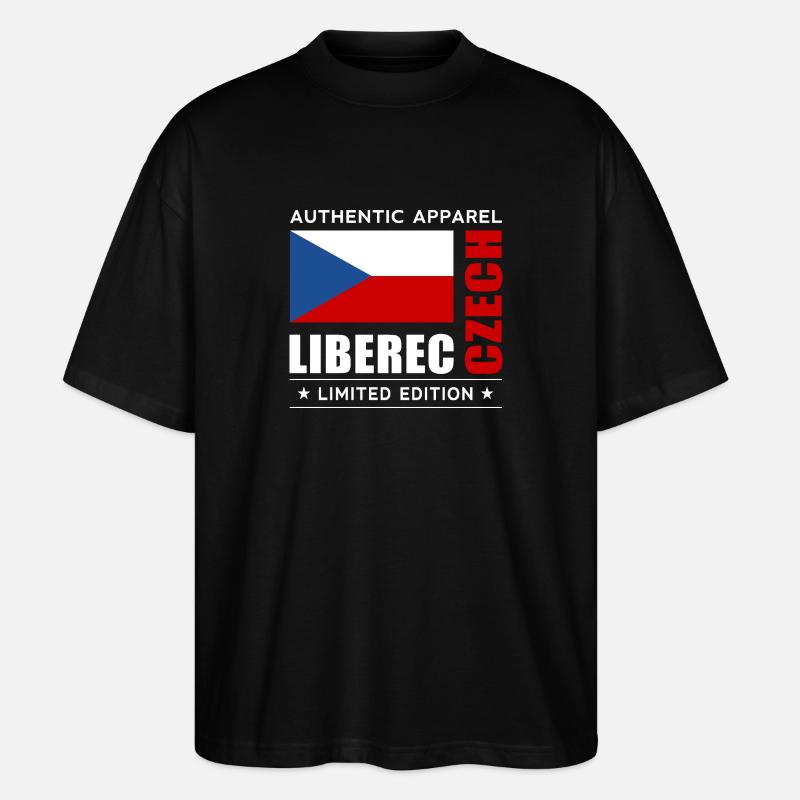 Liberec - Stanley/Stella Oversized Unisex Organic T-shirt Blaster 2.0 - black
