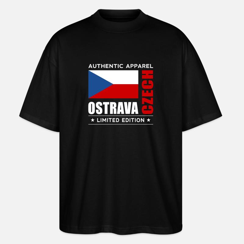 Ostrava - T-shirt bio Blaster 2.0 coupe oversize Stanley/Stella Unisexe - noir