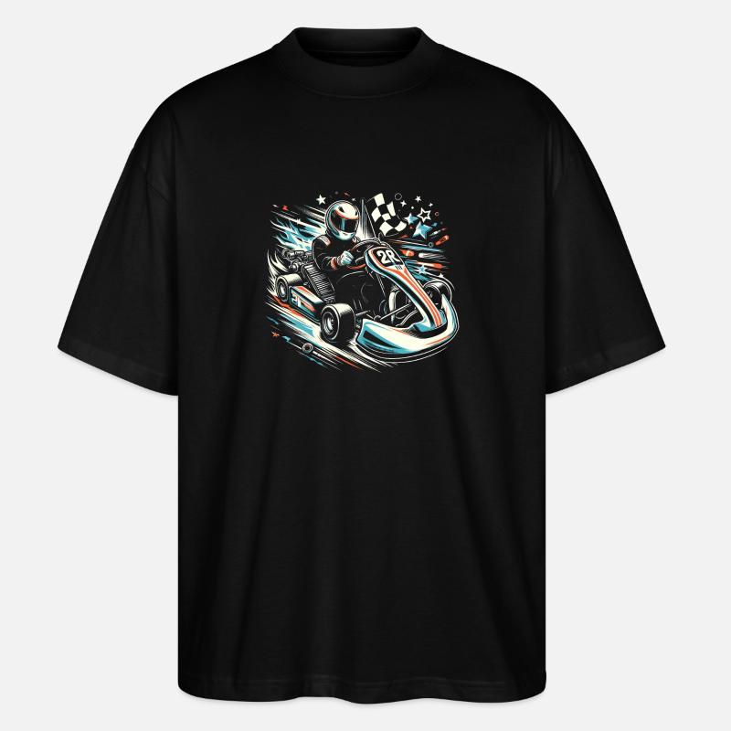 Karting - T-shirt bio Blaster 2.0 coupe oversize Stanley/Stella Unisexe - noir