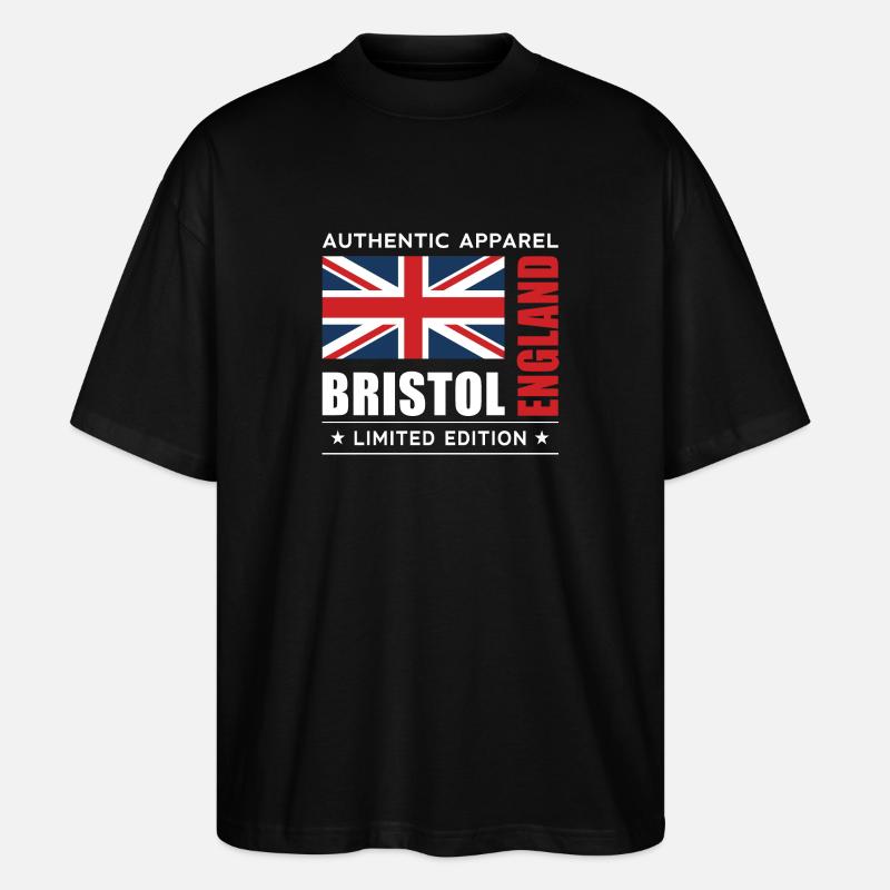 Bristol - Stanley/Stella Oversized Unisex Bio T-Shirt Blaster 2.0 - Schwarz