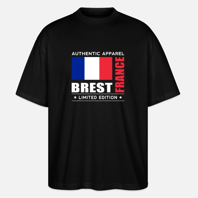 Brest - Stanley/Stella Oversized Unisex Bio T-Shirt Blaster 2.0 - Schwarz