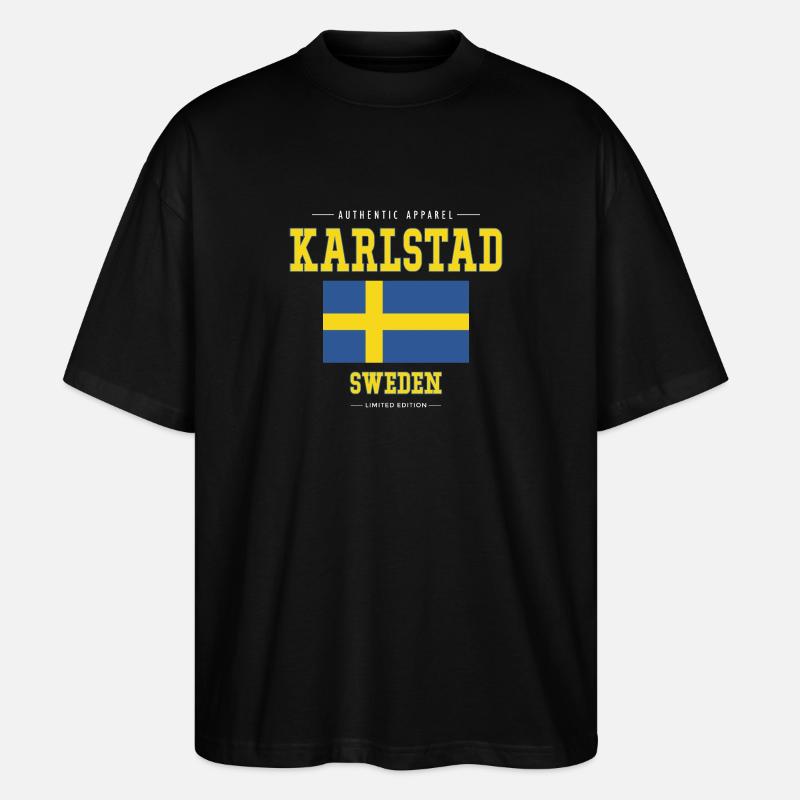 Karlstad - Stanley/Stella Oversized Unisex Bio T-Shirt Blaster 2.0 - Schwarz