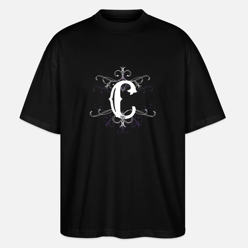 Point C, point (c) - Stanley/Stella Oversized Unisex Organic T-shirt Blaster 2.0 - black