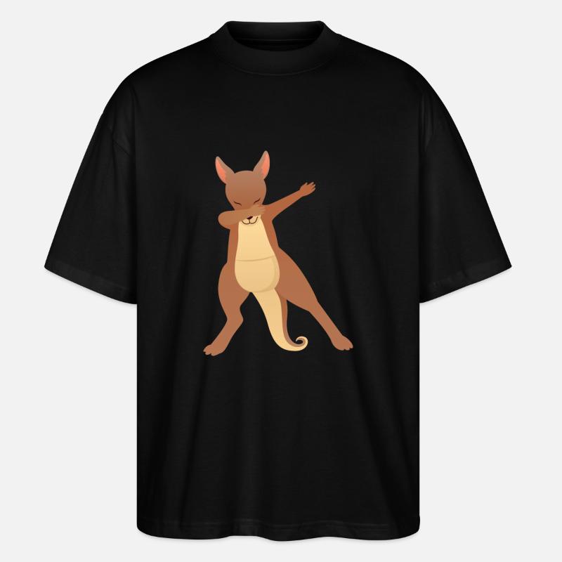 Kangaroo Dab Dance - T-shirt bio Blaster 2.0 coupe oversize Stanley/Stella Unisexe - noir
