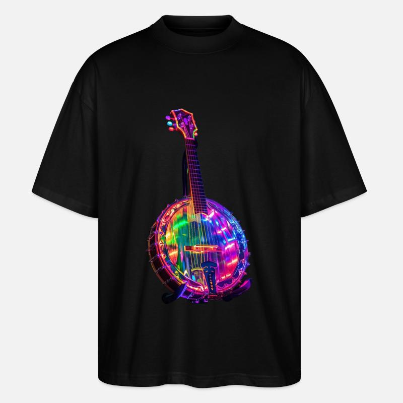 Banjo - Stanley/Stella Oversized Unisex Bio T-Shirt Blaster 2.0 - Schwarz