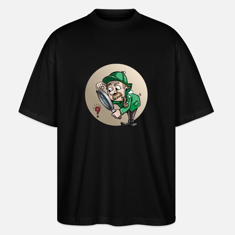 detective detective private investigationgator1 - T-shirt bio Blaster 2.0 coupe oversize Stanley/Stella Unisexe - noir