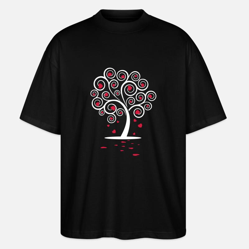 Arbre d'amour - T-shirt bio Blaster 2.0 coupe oversize Stanley/Stella Unisexe - noir