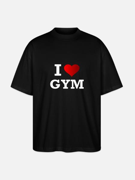 J'AIME GYM - T-shirt bio Blaster 2.0 coupe oversize Stanley/Stella Unisexe - noir