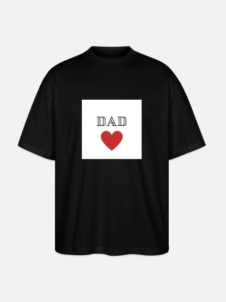 Papa - T-shirt bio Blaster 2.0 coupe oversize Stanley/Stella Unisexe - noir