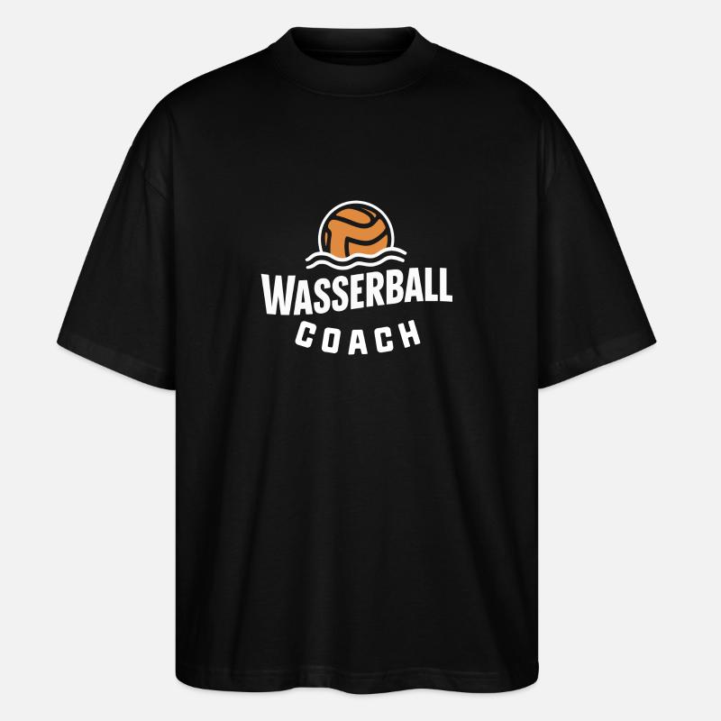 Wasserball-Coach - Stanley/Stella Oversized Unisex Bio T-Shirt Blaster 2.0 - Schwarz
