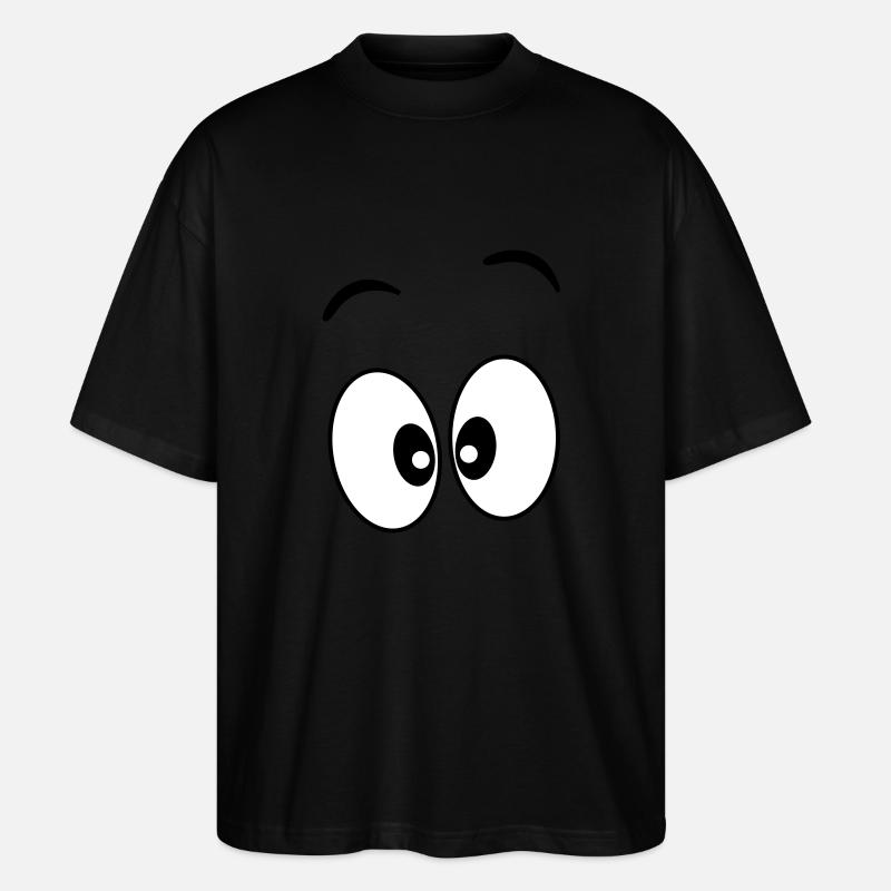 Yeux _ Idée cadeau - T-shirt bio Blaster 2.0 coupe oversize Stanley/Stella Unisexe - noir