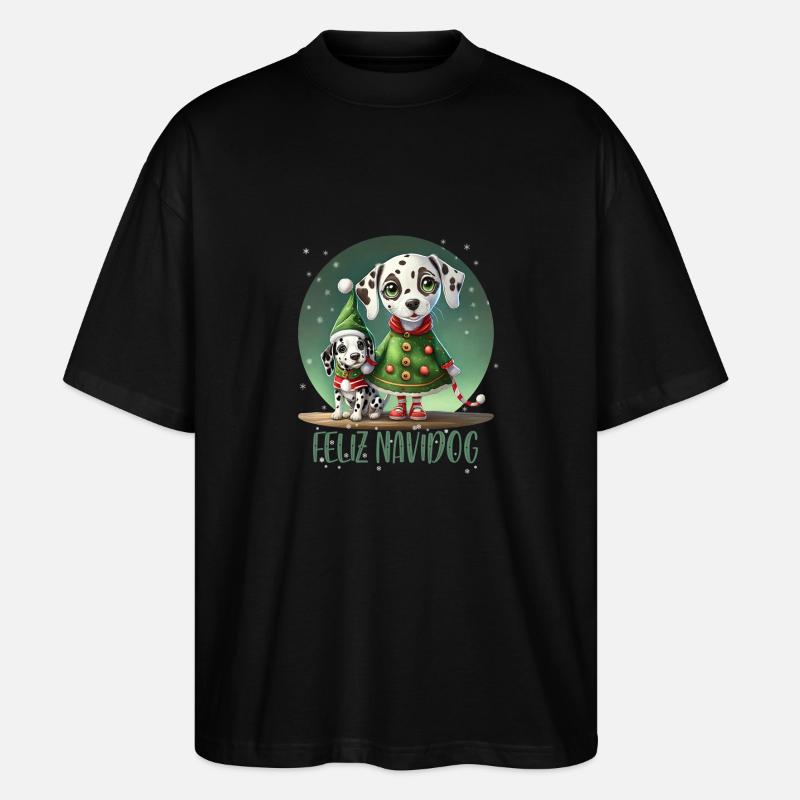 Dalmatinische Elfe - Stanley/Stella Oversized Unisex Bio T-Shirt Blaster 2.0 - Schwarz