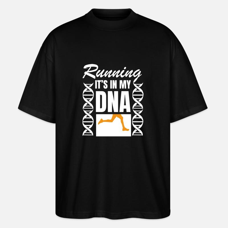 Marathon Courir Jogging - T-shirt bio Blaster 2.0 coupe oversize Stanley/Stella Unisexe - noir