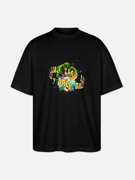 Bali - Indonesia - Stanley/Stella Oversized Unisex Organic T-shirt Blaster 2.0 - black