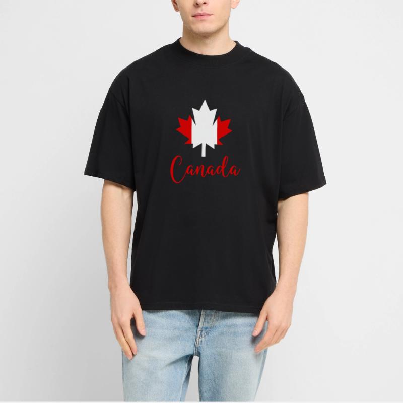 Canada Canada Maple Leaf Stanley/Stella Oversized Unisex Organic T-shirt Blaster 2.0
