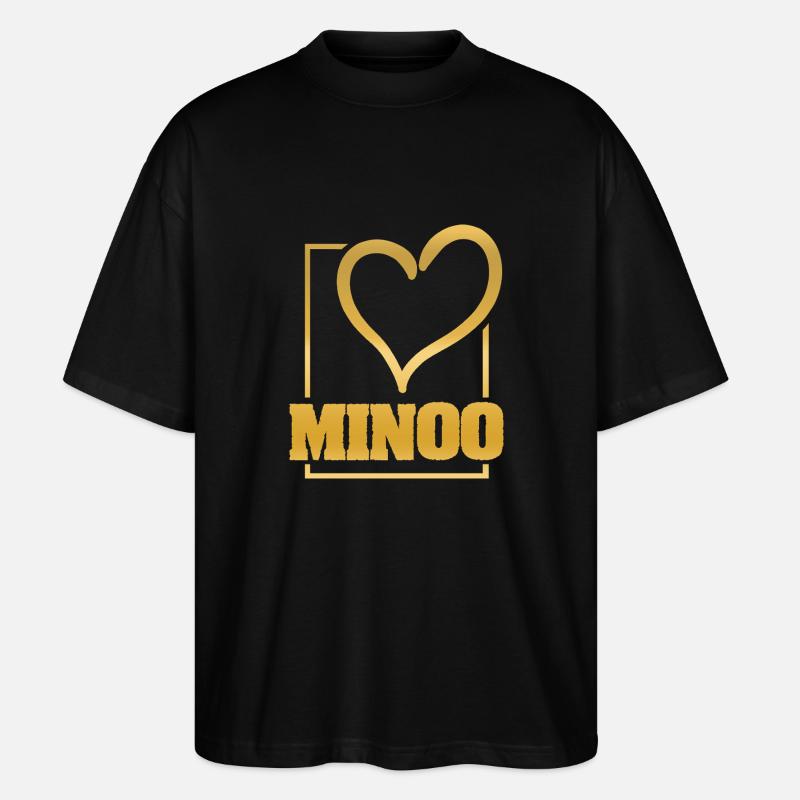 Minoo - T-shirt bio Blaster 2.0 coupe oversize Stanley/Stella Unisexe - noir