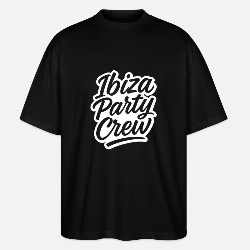Ibiza Party Crew - Stanley/Stella Oversized Unisex Bio T-Shirt Blaster 2.0 - Schwarz