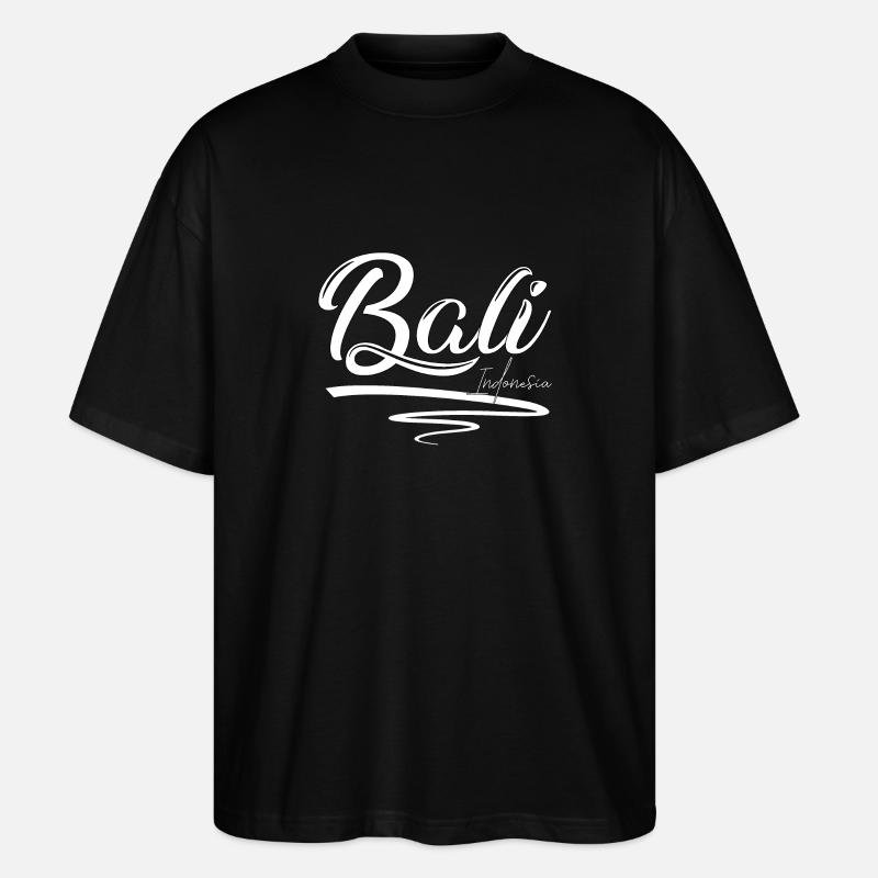 Bali - Indonésie - T-shirt bio Blaster 2.0 coupe oversize Stanley/Stella Unisexe - noir