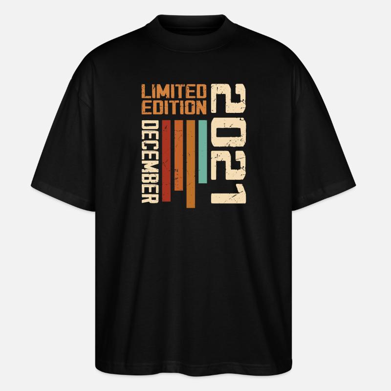 Dezember 2021 - 2021 Dezember - Stanley/Stella Oversized Unisex Bio T-Shirt Blaster 2.0 - Schwarz