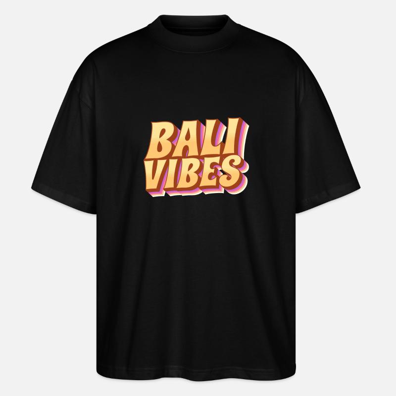 Bali - Indonesien - Stanley/Stella Oversized Unisex Bio T-Shirt Blaster 2.0 - Schwarz