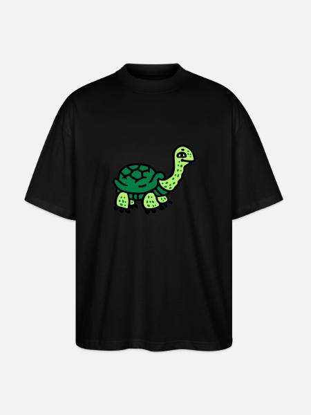 Tortoise 3 - Stanley/Stella Oversized Unisex Organic T-shirt Blaster 2.0 - black