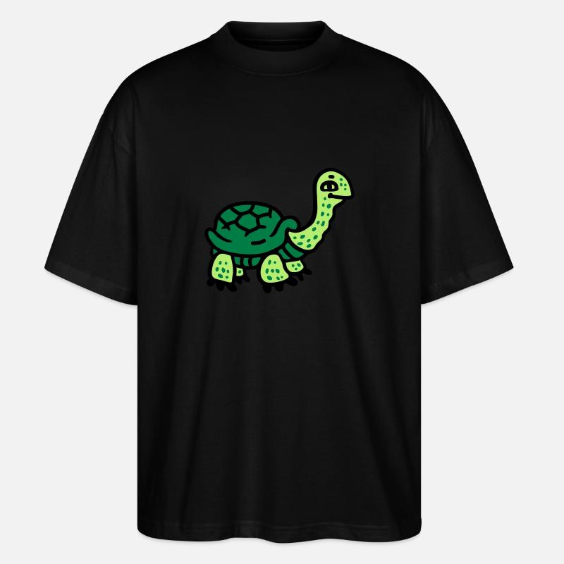 Tortue 3 - T-shirt bio Blaster 2.0 coupe oversize Stanley/Stella Unisexe - noir