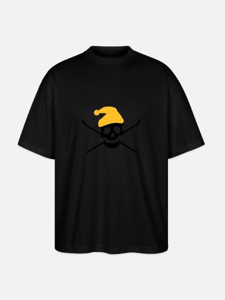 Ski - T-shirt bio Blaster 2.0 coupe oversize Stanley/Stella Unisexe - noir