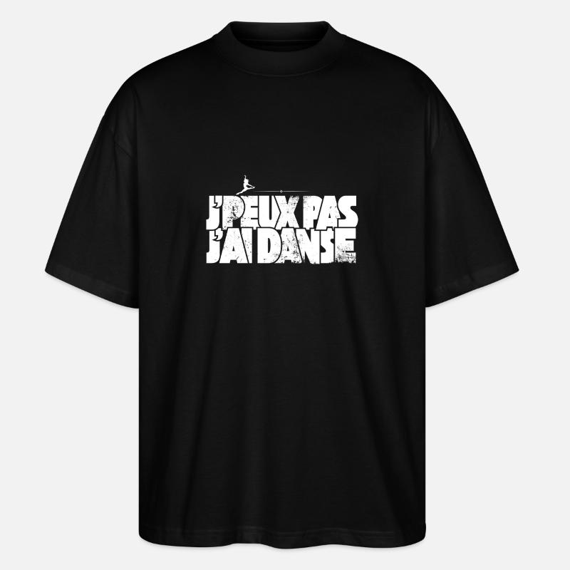 J'peux pas j'ai Danse - T-shirt bio Blaster 2.0 coupe oversize Stanley/Stella Unisexe - noir